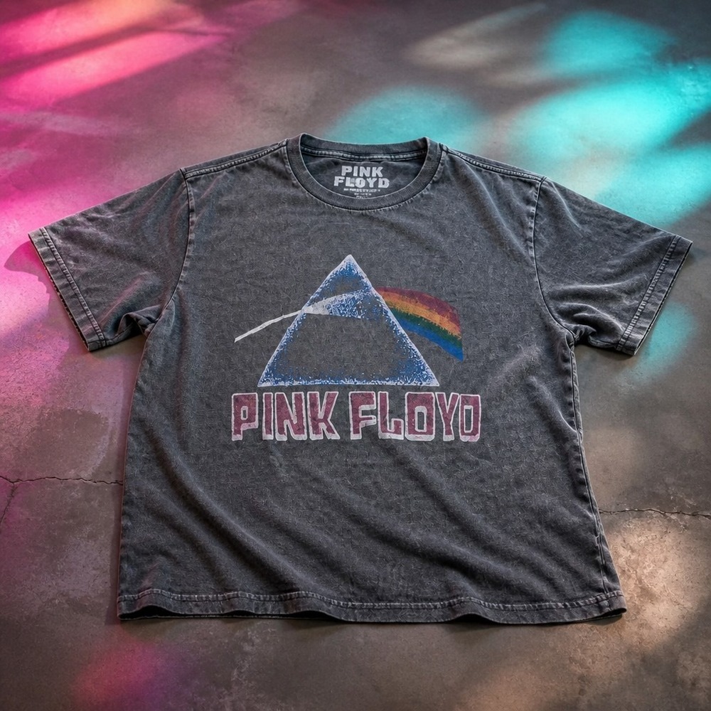 Lucky Brand Pink Floyd Dark Side of the Moon Graphic Tee